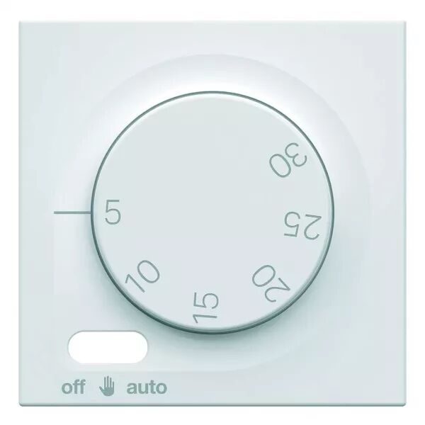 Enjoliveur Gallery thermostat fil pilote 2 modules , finition Pure (WXD316B)
