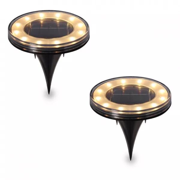 ENTERPRISE: KIT de 2 lampes solaires avec piquet