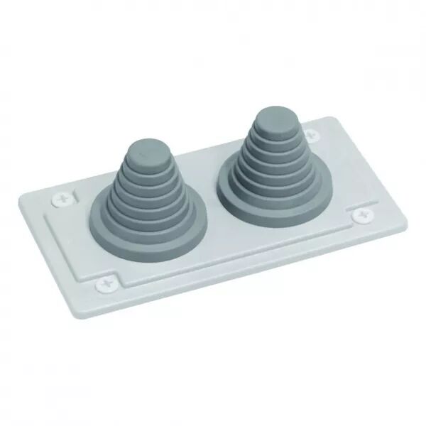 Entr�e de c�bles,univers,plastique, avec 2 bec pour c�ble d=23-55mm, CL2 (FZ415S)