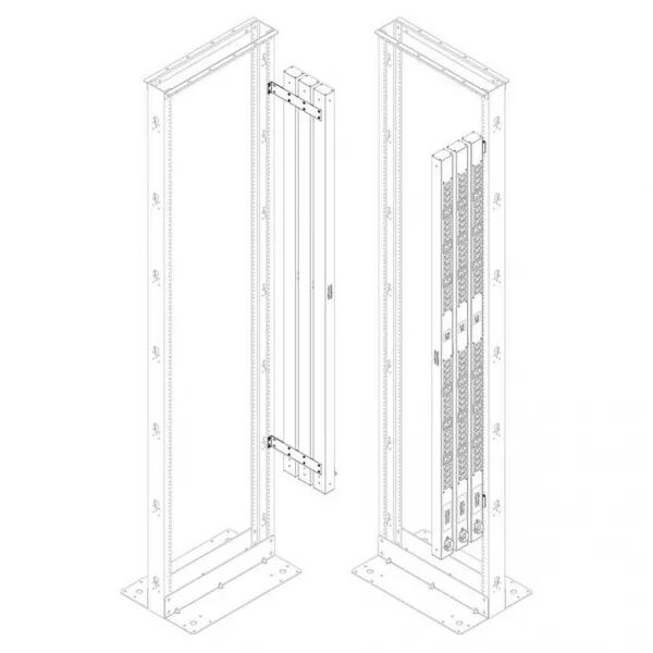 �querres de montage pour PDU verticaux pour Open Frame (SRPDU2PBRKT)