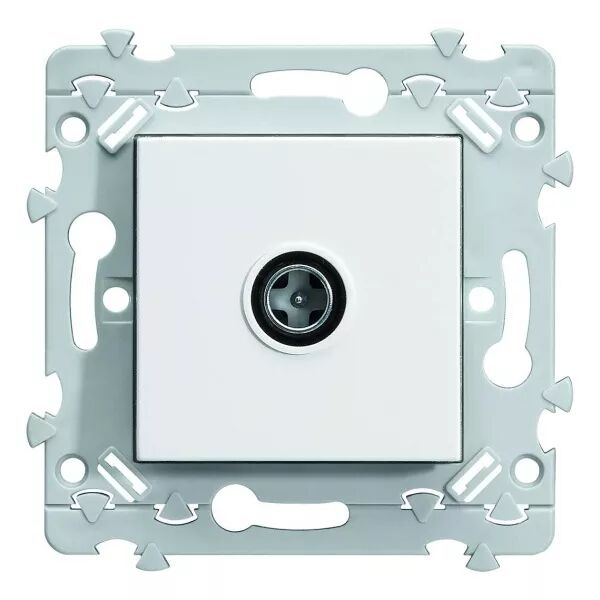 essensya prise TV simple, prise directe, finition pure (WE250)