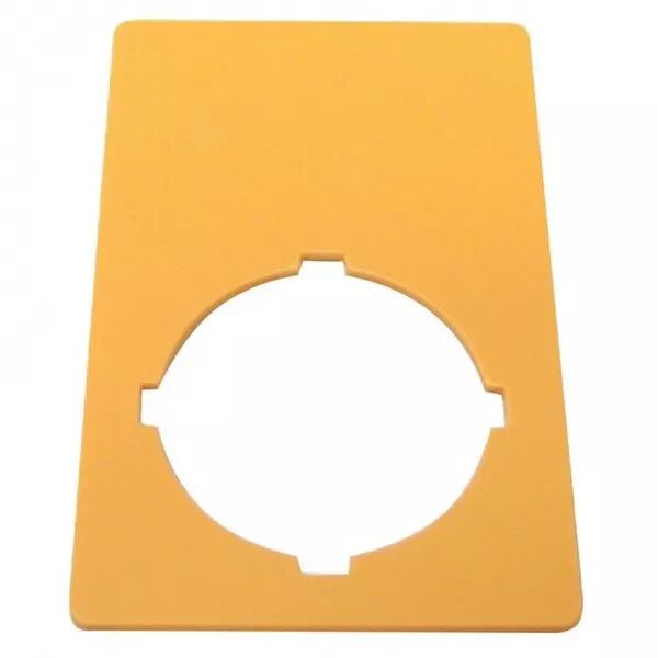 �tiquette, arr�t d\'urgence, jaune, HxL=50x33mm, sans inscription (216470)