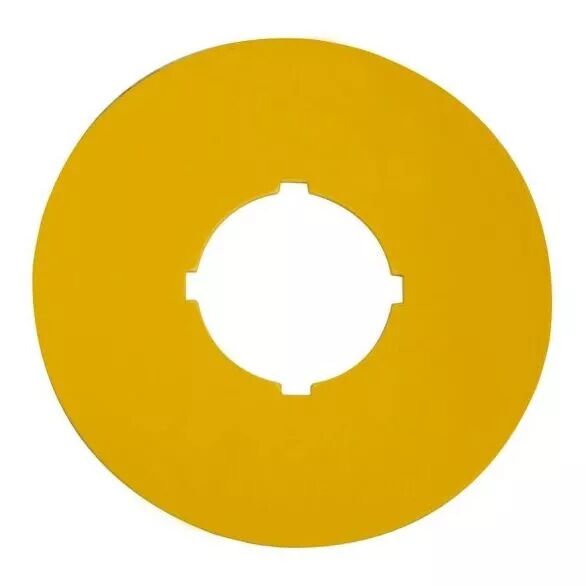 �tiquette, arr�t d\'urgence, jaune, sans inscription (269580)