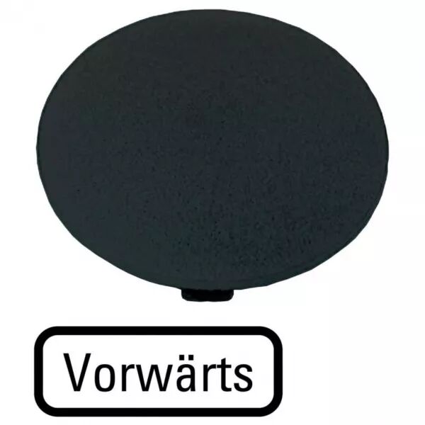 �tiquette, bouton \' coup de poing \' noir, MARCHE AVANT (218277)