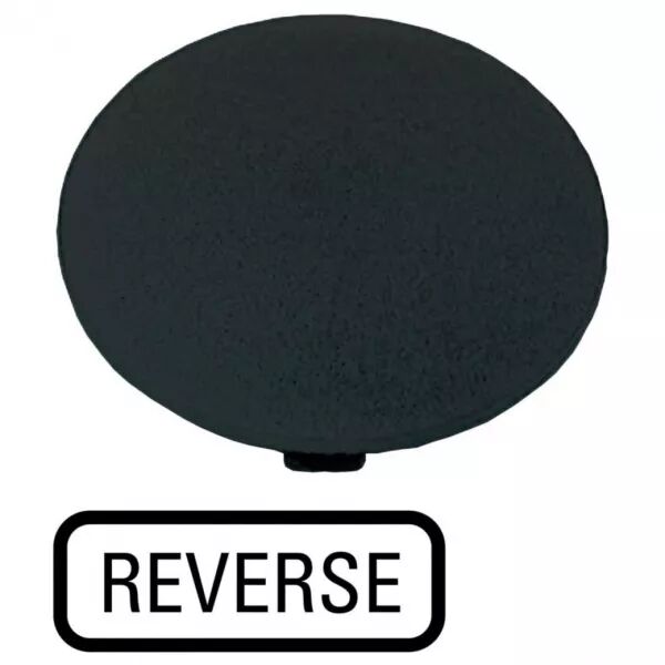 �tiquette, bouton \' coup de poing \' noir, REVERSE (218292)