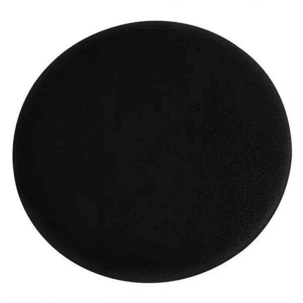 �tiquette, bouton \' coup de poing \' noir, sans inscription (216435)
