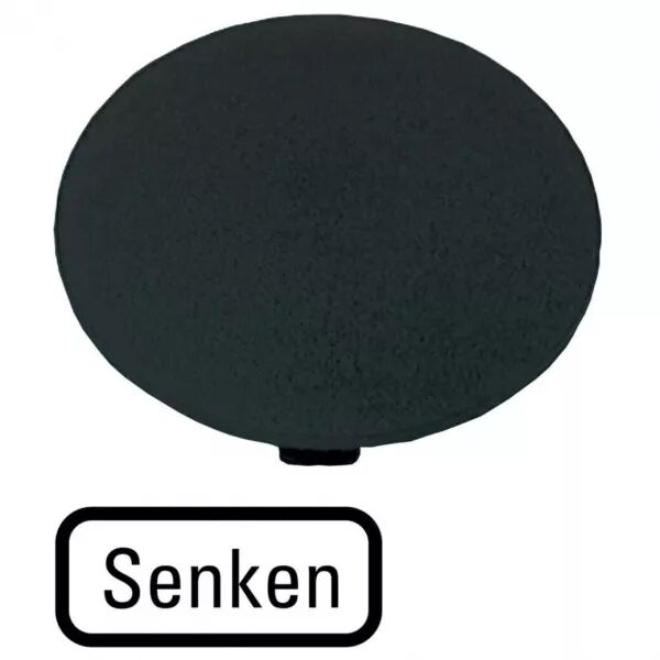 �tiquette, bouton \' coup de poing \' noir, SENKEN (218280)