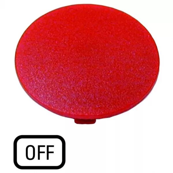 �tiquette, bouton \' coup de poing \' rouge, OFF (218289)