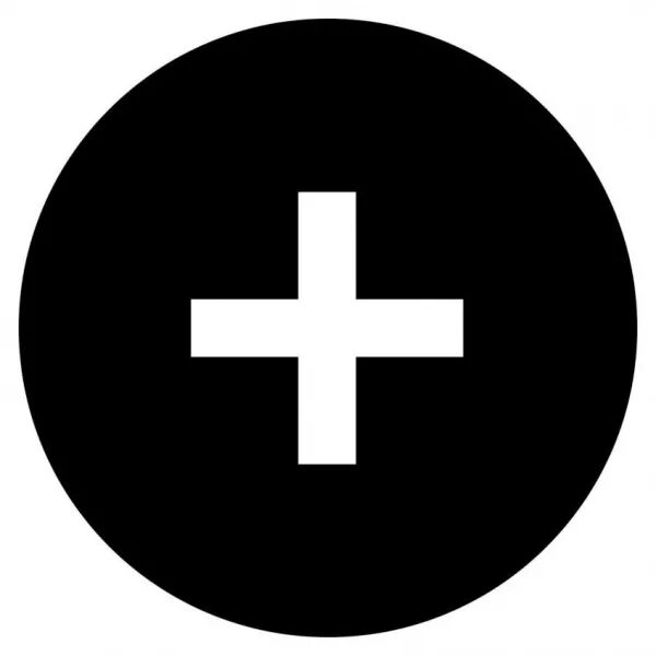 �tiquette, plate noire, + (218170)