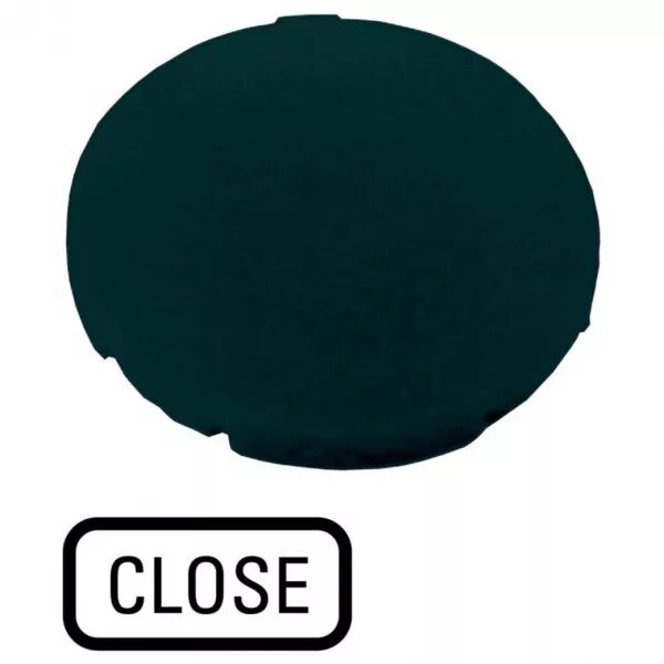 �tiquette, plate noire, CLOSE (218198)