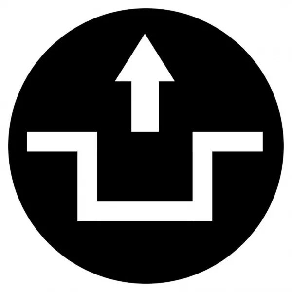�tiquette, plate noire, d�verrouiller le symbole (218178)