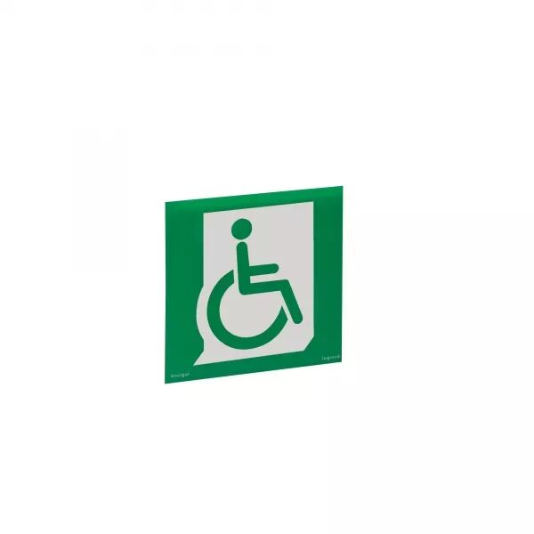 ETIQUETTE DE SIGNALISATION AMOVIBLE ET RECYCLABLE POUR MOBILIT� R�DUITE