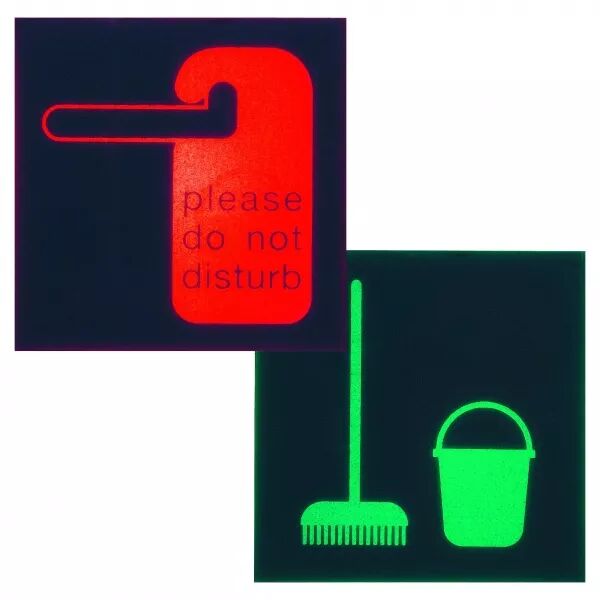 Etiquette pour voyant gallery 2 modules hotel (WXA606)