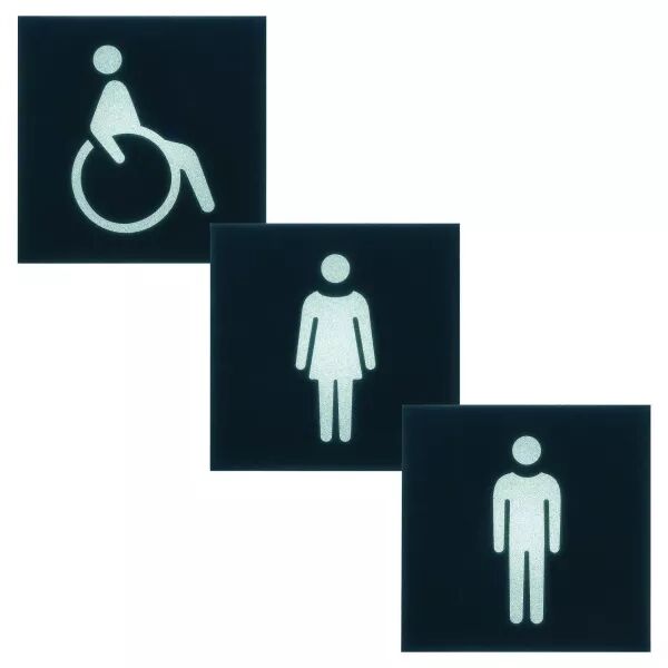 Etiquette pour voyant gallery 2 modules WC (WXA604)