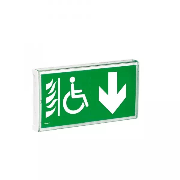 ETIQUETTE SIGNALISATION D\'ESPACE D\'ATTENTE S�CURIS� POUR DBR ADH�SIVE/S�CABLE