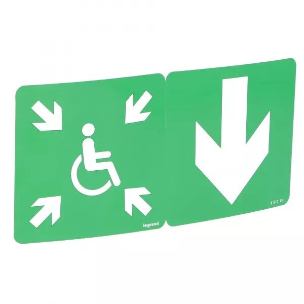 ETIQUETTE SIGNALISATION �VACUATION REPOSITIONNABLE ET RECYCLABLE POUR DBR