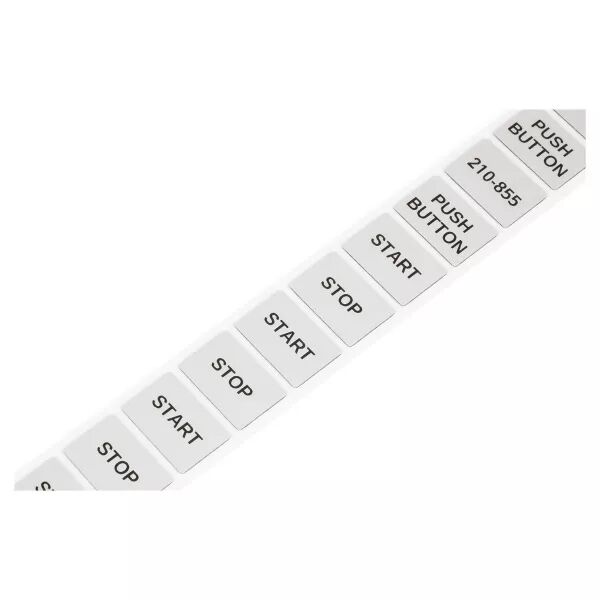 Etiquettes (boutonnerie) argents 27X18mm 350/Rl (210-855)