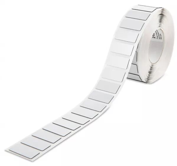 �TIQUETTES DE POUSSOIR POUR CADRES, � ENCLIQUETER OU � COLLER 27X12,5MM, COULEUR
