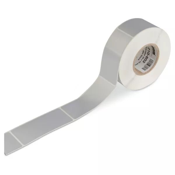 Etiquettes PET argent 25x50mm 500/Rl (210-812)
