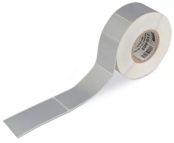 ETIQUETTES PET ARGENT 25X50MM 500/RL