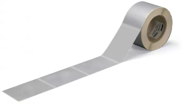 ETIQUETTES PET ARGENTS 70X100MM 500/RL