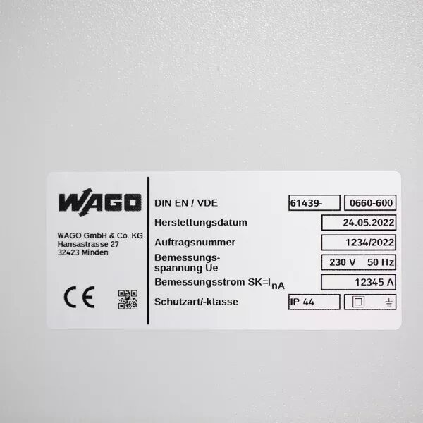 ETIQUETTES PET BLANCHES 33X70MM 500/RL