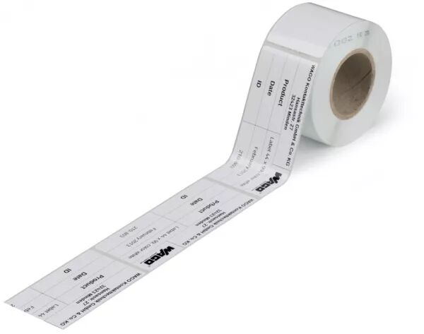ETIQUETTES PET BLANCHES 44X99MM 500/RL