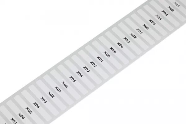 ETIQUETTES PET BLANCHES 5X35MM 3000/RL