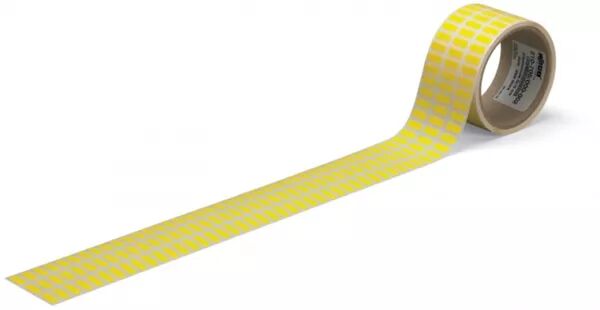 ETIQUETTES PET JAUNES 15X6MM 3000/RL