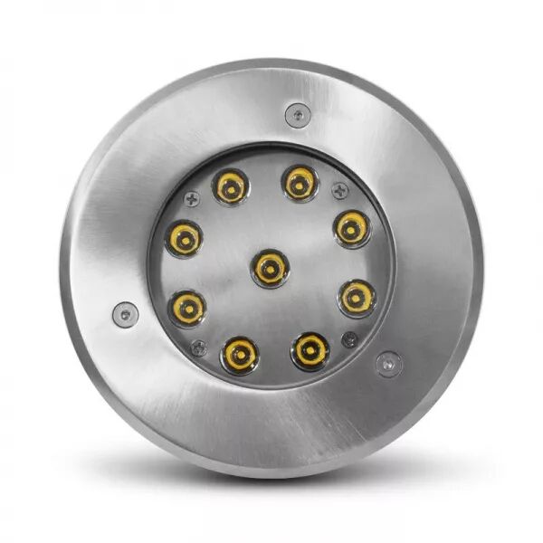 ETNA SPOT ENCASTRABLE DIAM 165MM 9W 3000K IP67 INOX 316L