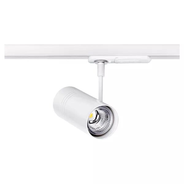 EVOLI - Spot Rail 1 all.029, blanc, angle 36�, LED int�g. 10,5W 4000K 850lm (50186)