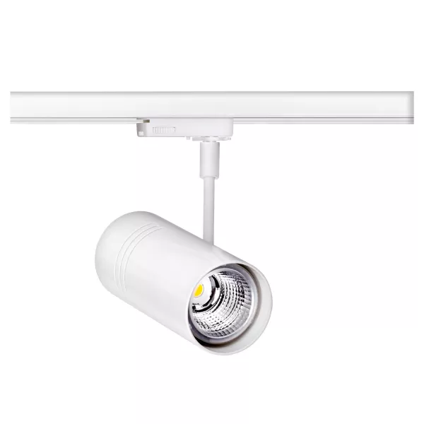 EVOLI - Spot Rail 3 all.023, blanc, angle 36�, LED int�g. 10,5W 3000K 850lm (50970)