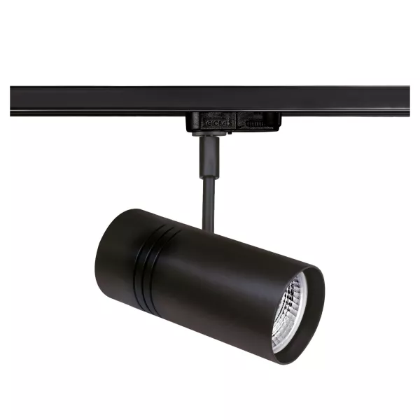 EVOLI - Spot Rail 3 all.023, noir, angle 36�, LED int�g. 10,5W 3000K 850lm (50972)