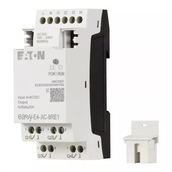 EXTENSION E/S, 100-240 V AC/DC, 4 ENTR�ES TOR, 4 SORTIES RELAIS