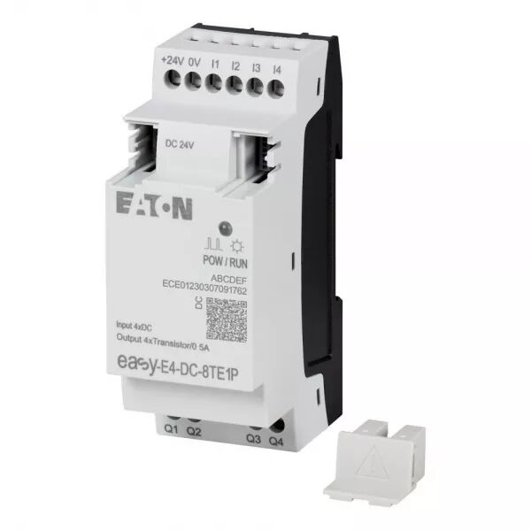 EXTENSION E/S, 24 V DC, 4 ENTR�ES TOR, 4 SORTIES TRANSISTOR, PUSH-IN