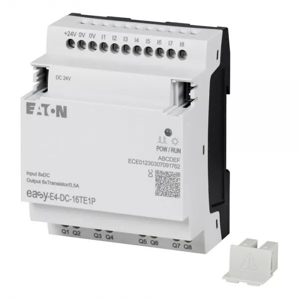 EXTENSION E/S, 24 V DC, 8 ENTR�ES TOR, 8 SORTIES TRANSISTOR, PUSH-IN