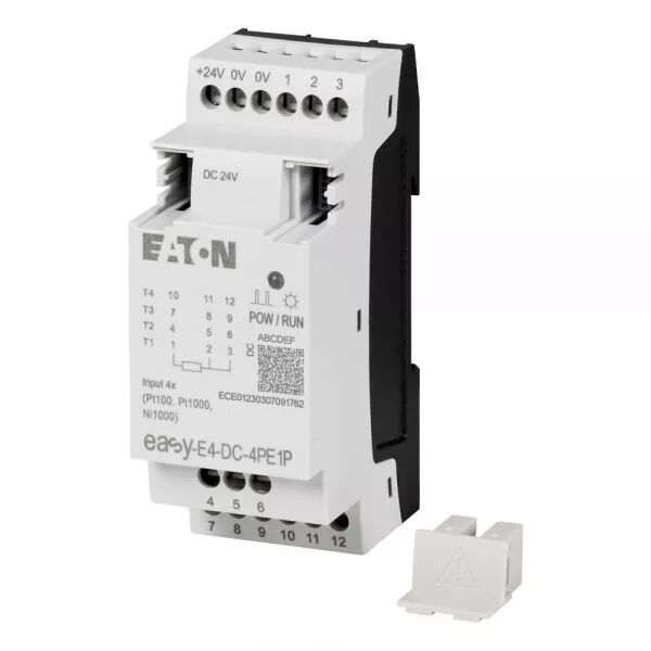 EXTENSION E/S, 4 ENTR�ES TEMP�RATURE, 3 FILS, PT100/1000/NI1000, PUSH-IN