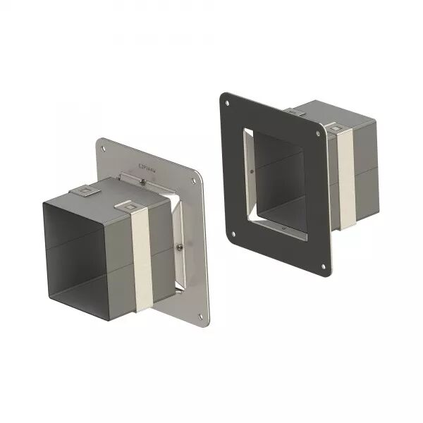 EZP144WE - 2 Plaques montage pour 1 module EZD44
