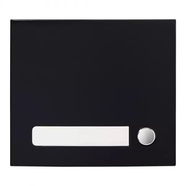 FA�ADE 1 BP FINITION NOIRE SATIN�E POUR MODULE D\'APPEL GTSW