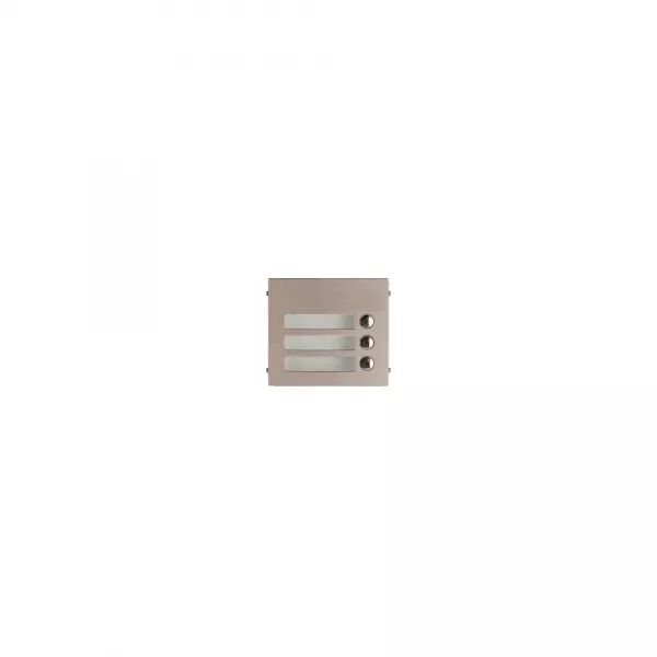 FA�ADE 3 BOUTONS D\'APPEL, POUR MODULE 4 BOUTONS D\'APPEL R�F�RENCE GTSW