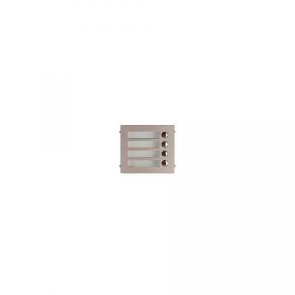 FA�ADE 4 BOUTONS D\'APPEL, POUR MODULE 4 BOUTONS D\'APPEL R�F�RENCE GTSW