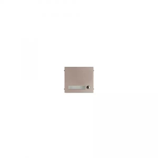 FA�ADE EN ZAMAK, 1 BOUTON D\'APPEL, POUR MODULE 4 BOUTONS D\'APPEL GTSW