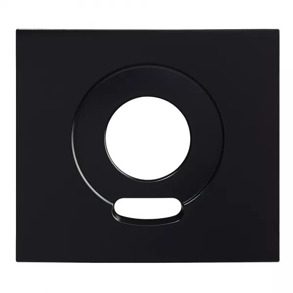 FA�ADE EN ZAMAK, FINITION NOIRE SATIN, POUR CAM�RA GTVB GRAND ANGLE 170�