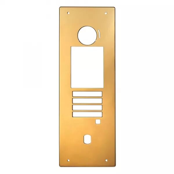 FA�ADE FINITION LAITON AVEC TRAITEMENT PVD POUR PLATINE GTDMBLVN ENCASTR�E