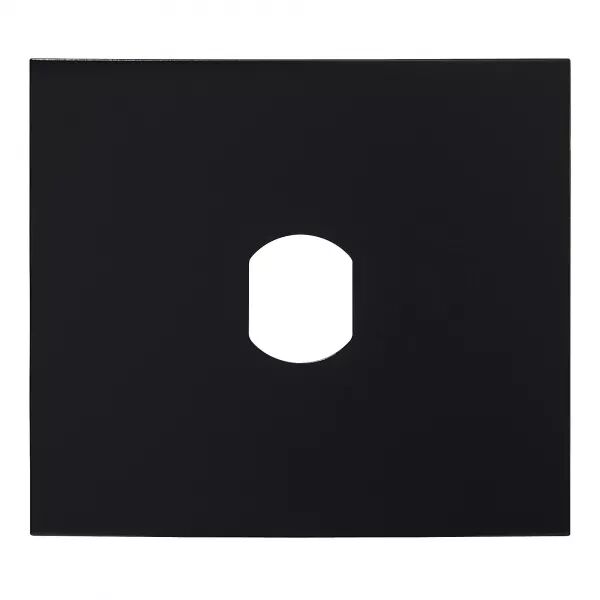 FA�ADE FINITION NOIR SATIN PERC�E AU DIAM�TRE 25 MM POUR VIGIK+ OU CANON T25