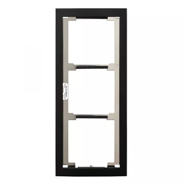 FA�ADE FINITION NOIRE SATIN� CADRE 3 MODULES GF3B