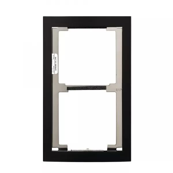 FA�ADE FINITION NOIRE SATIN�E CADRE 2 MODULES