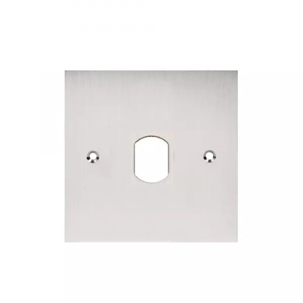 FA�ADE INOX PERC�E DIAM�TRE 25 MM POUR LECTEUR VIGK+ POUR FIXATION SUR POT 67 MM