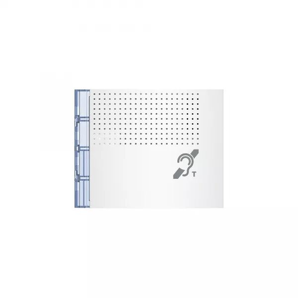 FA�ADE SFERA NEW POUR MODULE BOUCLE INDUCTIVE ET SYNTH�SE VOCALE ALLWHITE