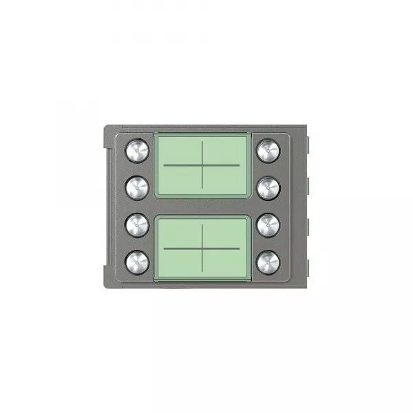 FA�ADE SFERA ROBUR POUR MODULE �LECTRONIQUE AUDIO 8 APPELS SUR 2 RANG�ES